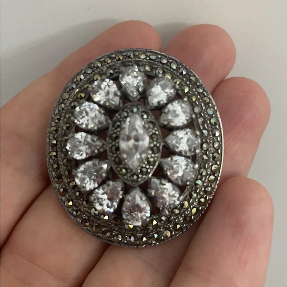 Vintage Sterling Silver Brooch Pin